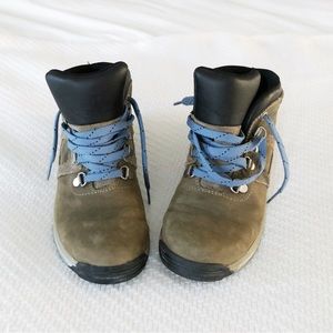 Timberland Earthkeepers Junior GT Scramble Waterproof Brown Boots Size 3.5